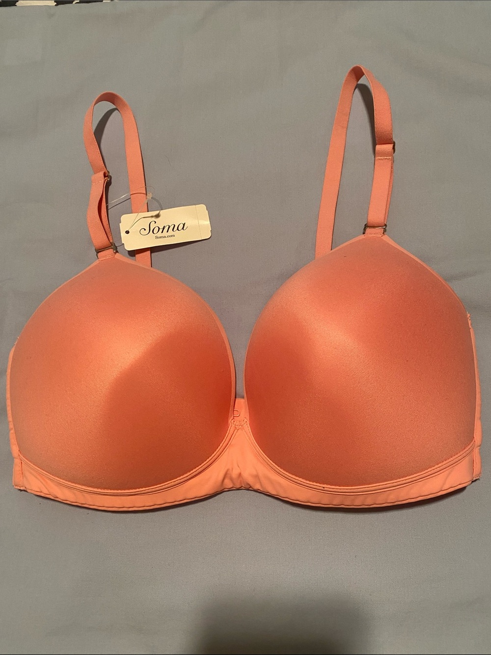 Soma Coral Pink Smooth T-Shirt Bra